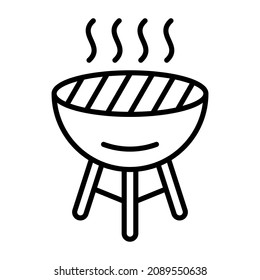 Barbecue icon vector image. Can also be used for web apps, mobile apps and print media.