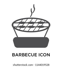 Barbecue icon vector isolated on white background for your web and mobile app design, Barbecue logo concept