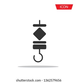 Barbecue Icon Vector isolated on white background.
