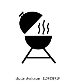 Barbecue icon vector icon. Simple element illustration. Barbecue symbol design. Can be used for web and mobile.