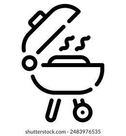 Icono de barbacoa para Web, App, infografía, etc