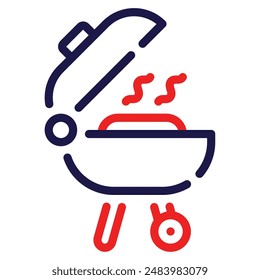 Barbecue icon for web, app, infographic, etc