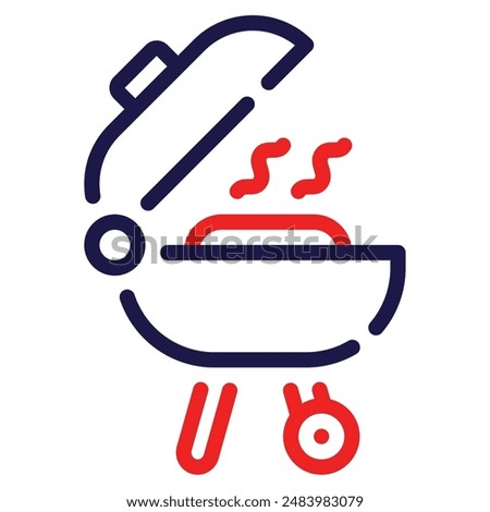 Barbecue icon for web, app, infographic, etc