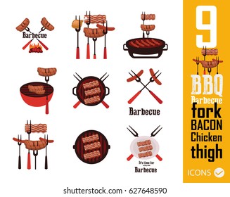 Barbecue icons