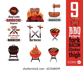 Barbecue icons