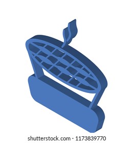 Barbecue isometric left top view 3D icon