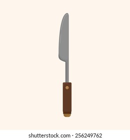 barbecue knife equipment theme elements