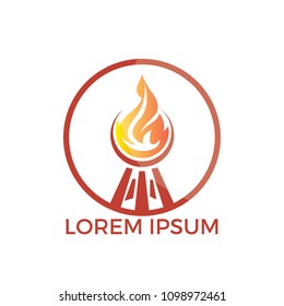 Barbecue logo design. Fresh Steak logo design. Steak and Barbecue Grill icon.