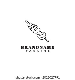 icono de la plantilla de diseño de logotipo de barbacoa vector moderno