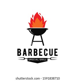 barbecue logo inspiration.modern design.vector illustration concept