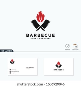 barbecue logo inspiration.modern design.vector illustration concept