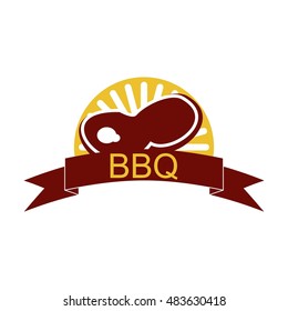 Barbecue logo template
