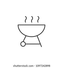 Barbecue Modern Simple Vector Icon