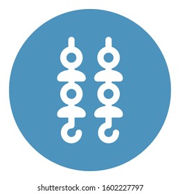 
Barbecue Outline bold Vector Icon which can be easily modified or Edited
