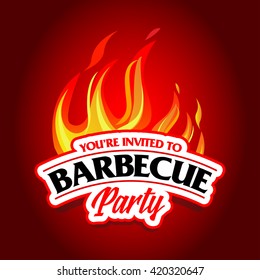 Barbecue Party Design, Barbecue Invitation. Barbecue Logo. BBQ Template Menu Design. Barbecue Food Flyer. Barbecue Advertisement. Barbecue Ad Design.