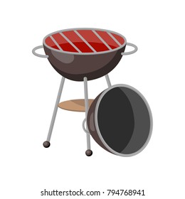 Barbecue party grill cartoon vector Illustration