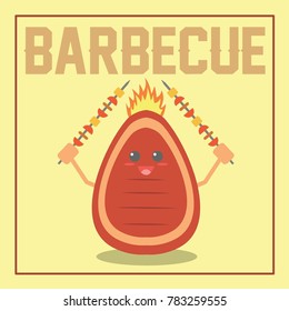 Barbecue Party Illustration Vector