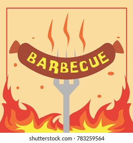 Barbecue Party Illustration Vector