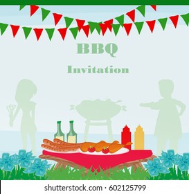 Barbecue Party Invitation 