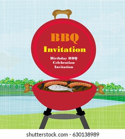 Barbecue Party Invitation 