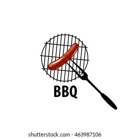 Barbecue party logo