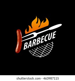 Barbecue party logo