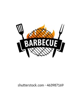 Barbecue party logo