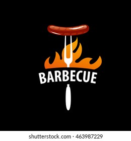 Barbecue party logo