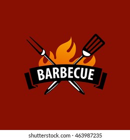 Barbecue party logo