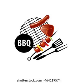 Barbecue party logo