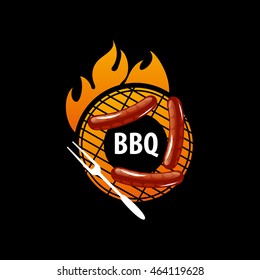Barbecue party logo