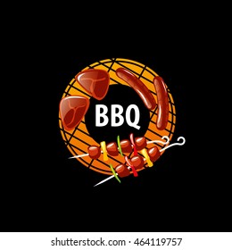 Barbecue party logo