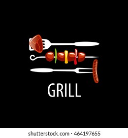 Barbecue party logo