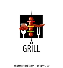 Barbecue party logo