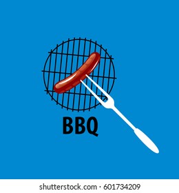 Barbecue party logo