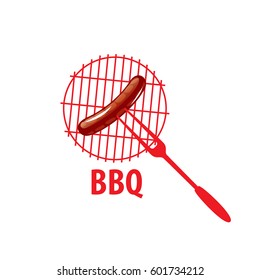 Barbecue party logo