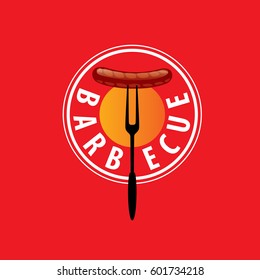 Barbecue party logo