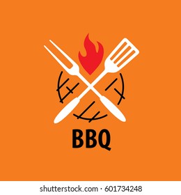Barbecue party logo
