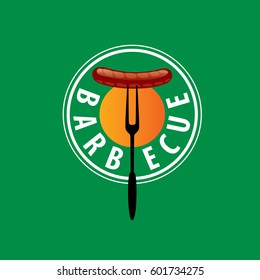 Barbecue party logo