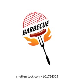 Barbecue party logo