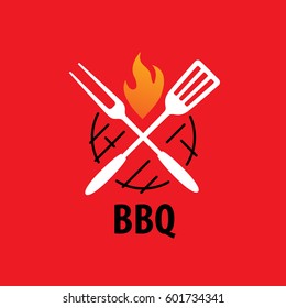 Barbecue party logo