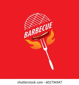 Barbecue party logo