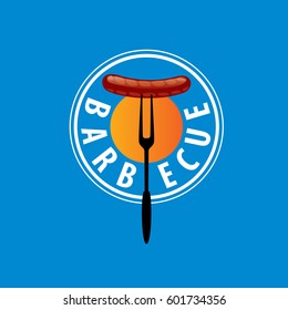 Barbecue party logo