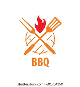 Barbecue party logo