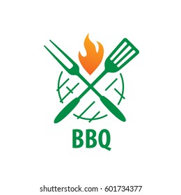 Barbecue party logo