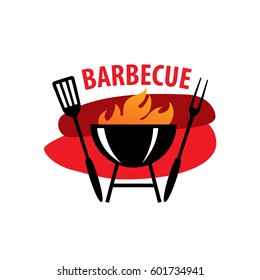 Barbecue Party Logo Stock Vector (Royalty Free) 601734941