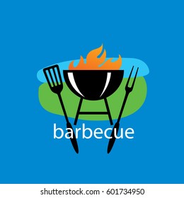 Barbecue party logo