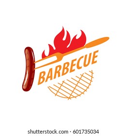 Barbecue party logo