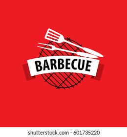 Barbecue party logo