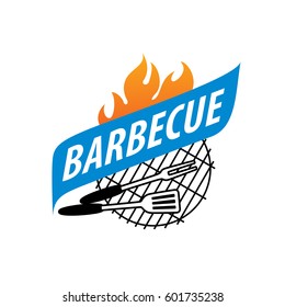 Barbecue party logo